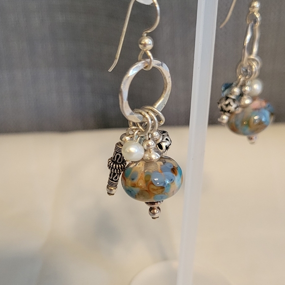 ❤ SILVER VINTAGE EARRINGS - Picture 14 of 14